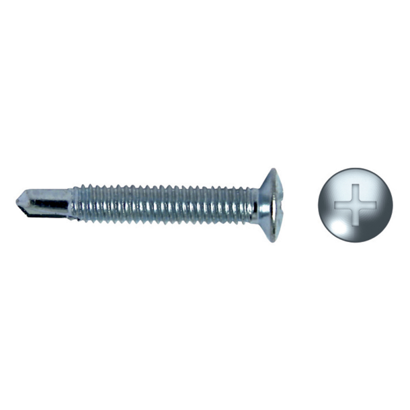 Tornillo de paso fino con punta broca HM