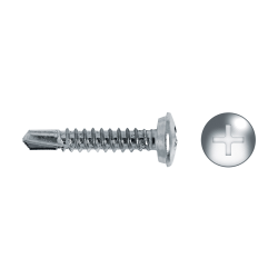 Tornillo punta broca cabeza envolvente TEC