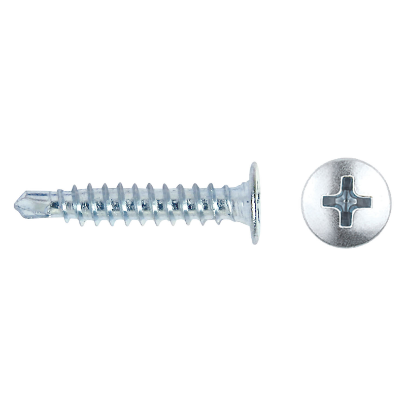 Tornillo punta broca cabeza extraplana CET