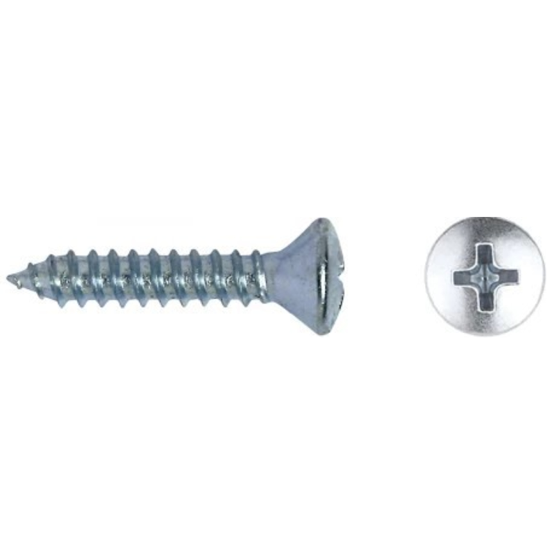 Tornillo rosca chapa DIN 7983 con cabeza gota sebo e impronta PH