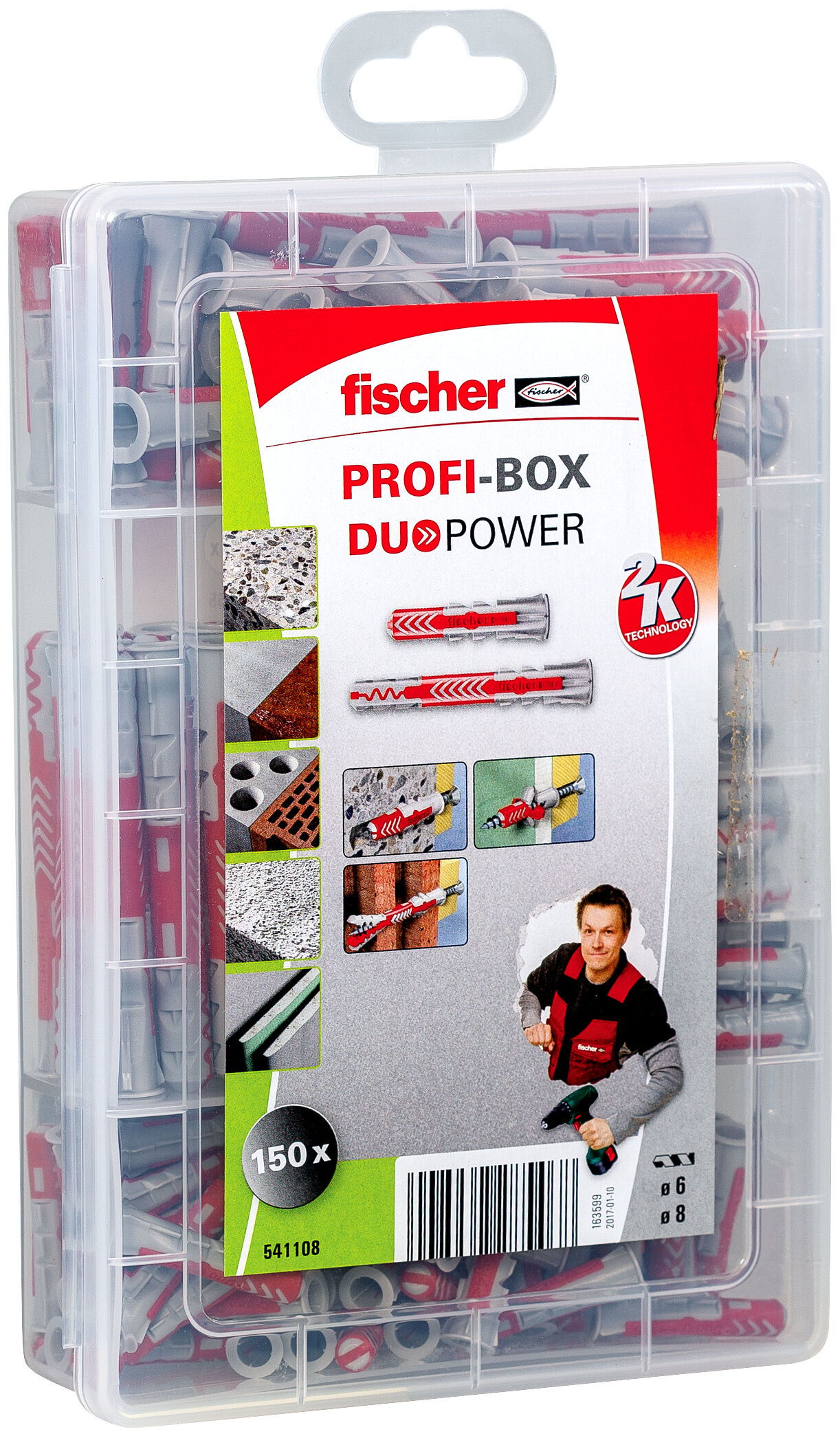 Caja profesional de tacos DuoPower CortosLargos (NV)