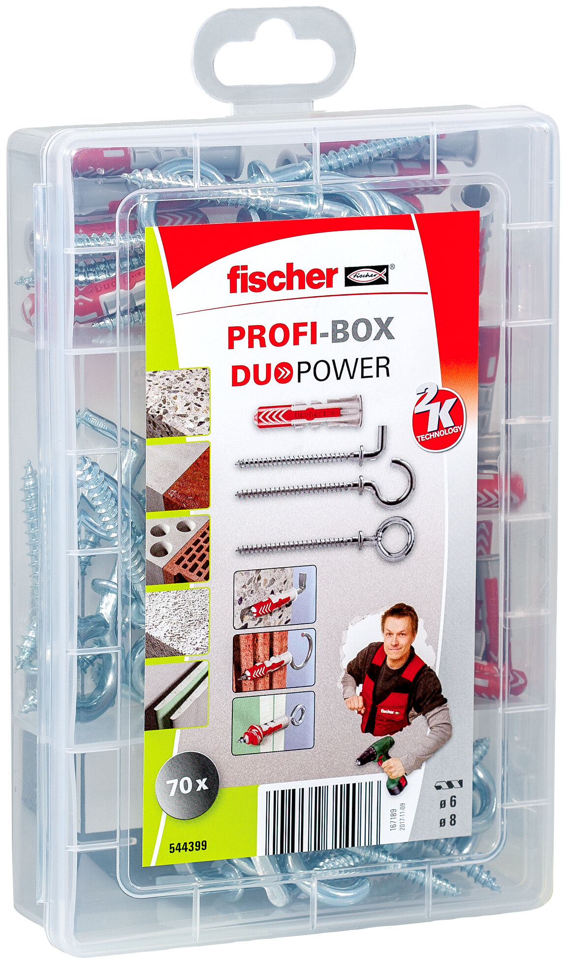 Caja profesional de tacos DuoPower + Ganchos