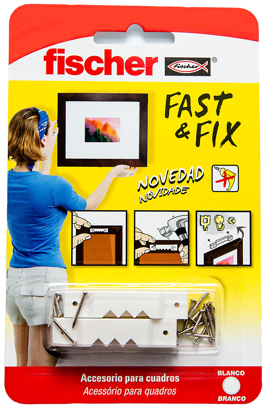 COLGADOR CUADROS RECTOS FAST & FIX