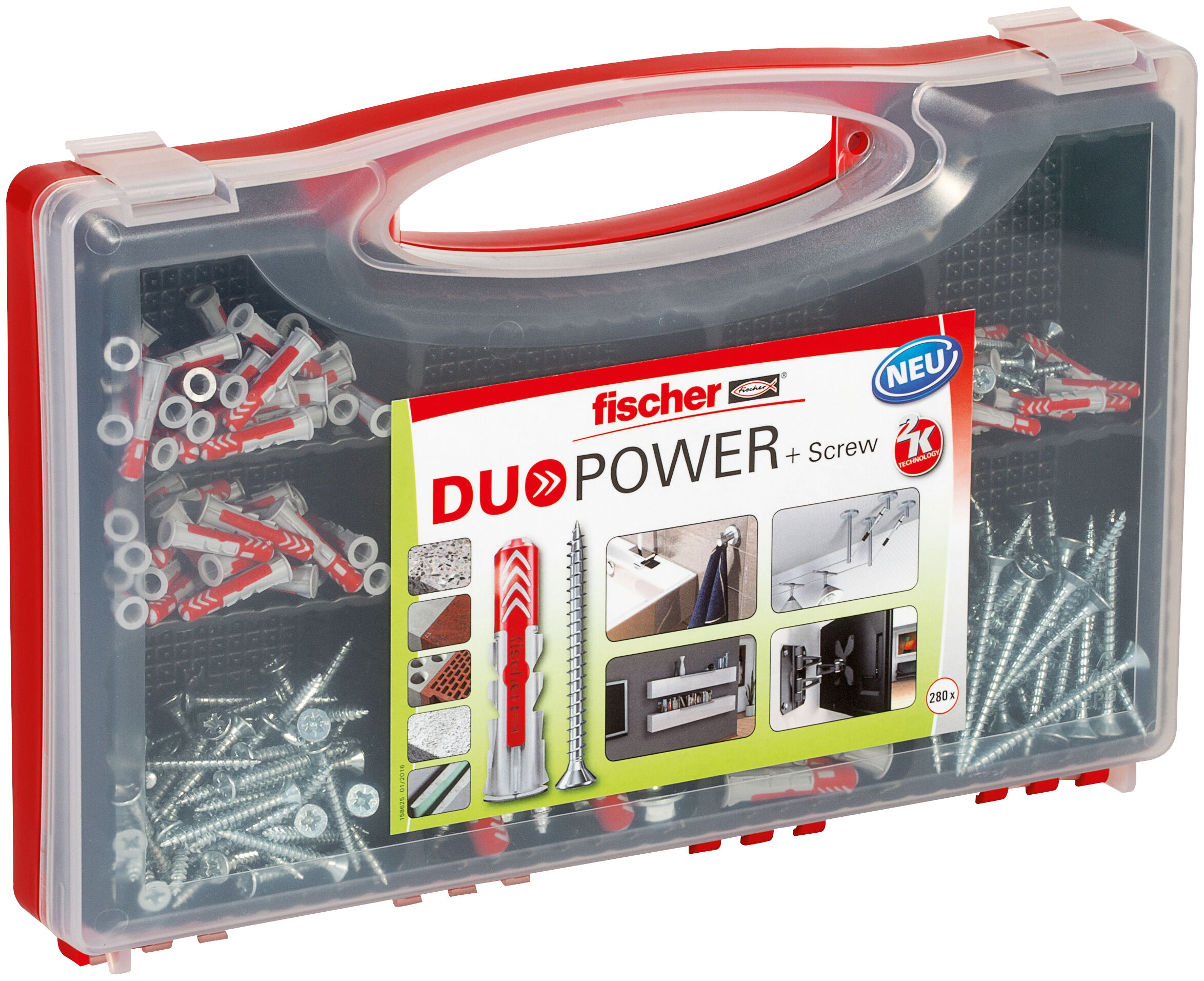 Kit de tacos Red-Box DuoPower con tornillos