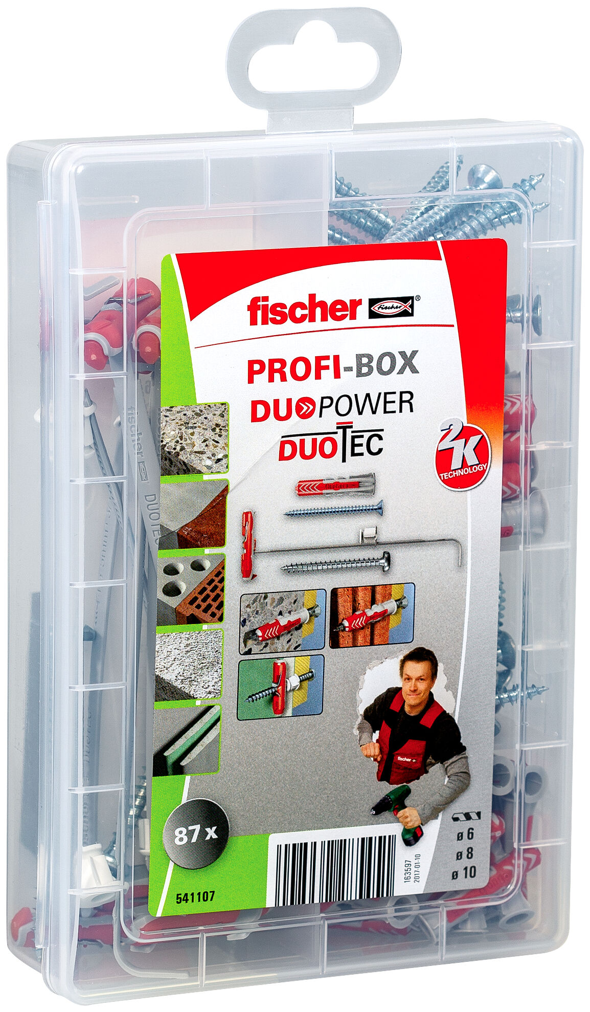 Profi-Box DuoPower con DuoTec y tornillos