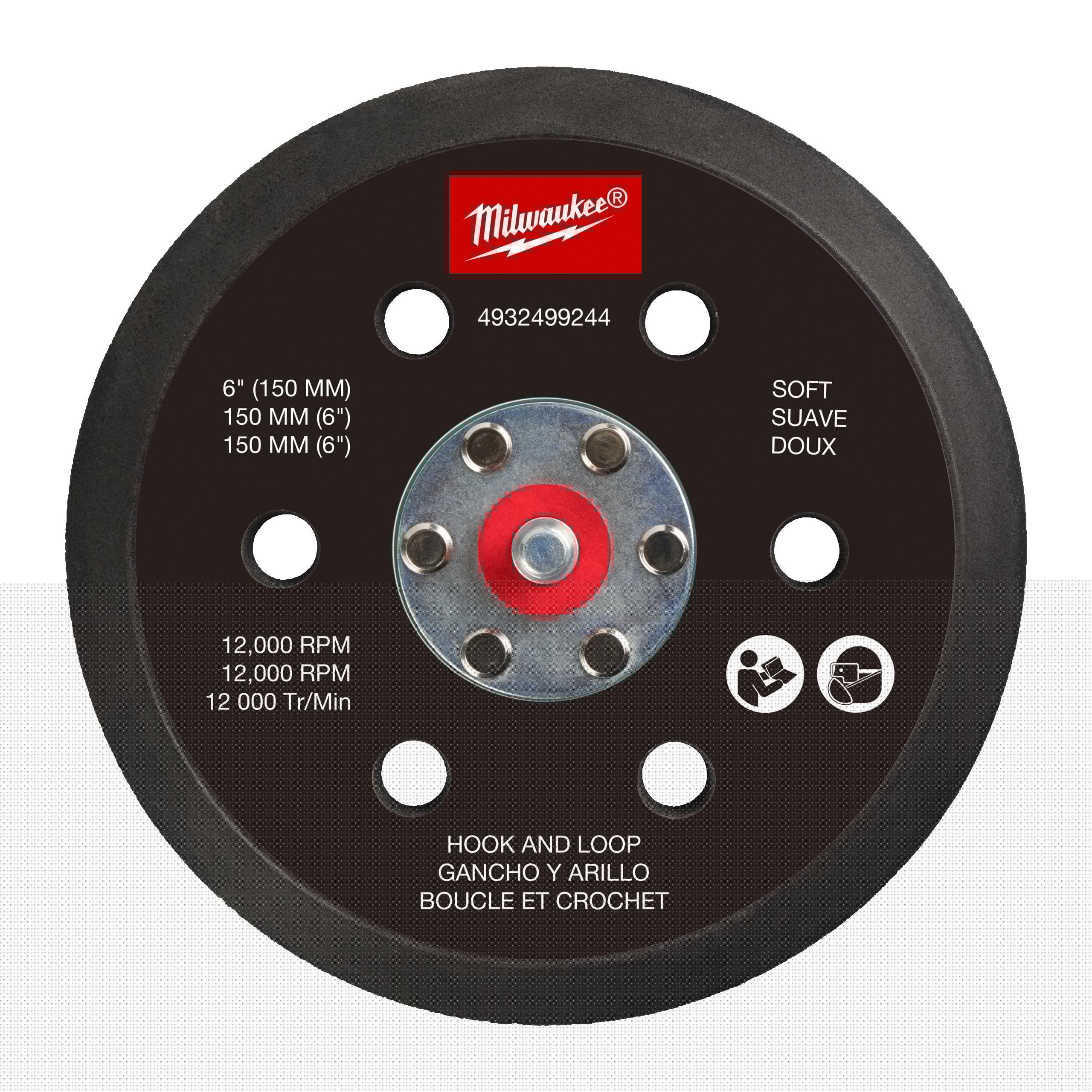 Plato para lijadora rotorbital M12 FUEL™ 150mm