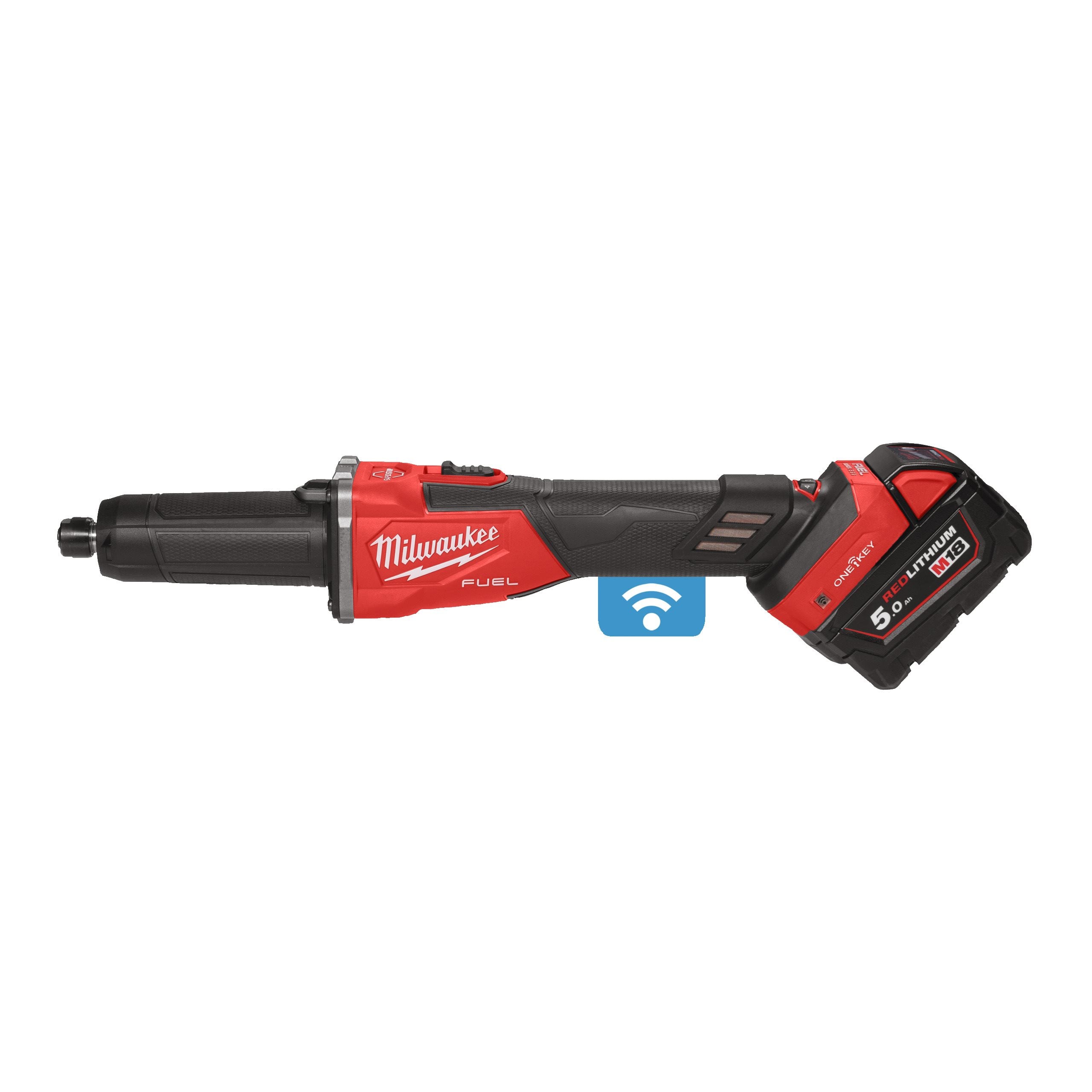 Amoladora recta M18 FUEL™ ONE-KEY™ con velocidad variable y botón con bloqueo
