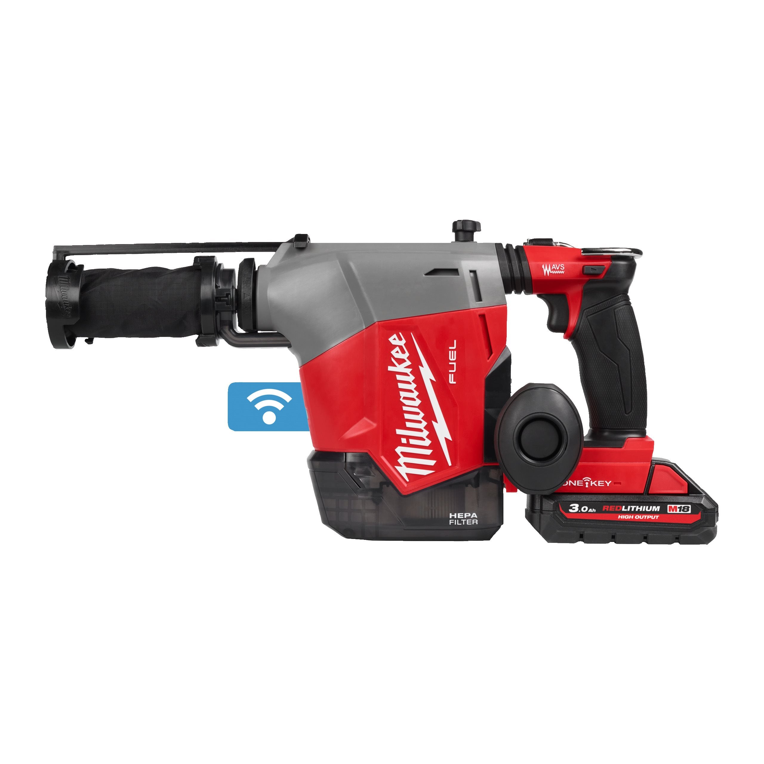 Martillo rotativo SDS-Plus M18 FUEL™, 16mm con extractor de polvo