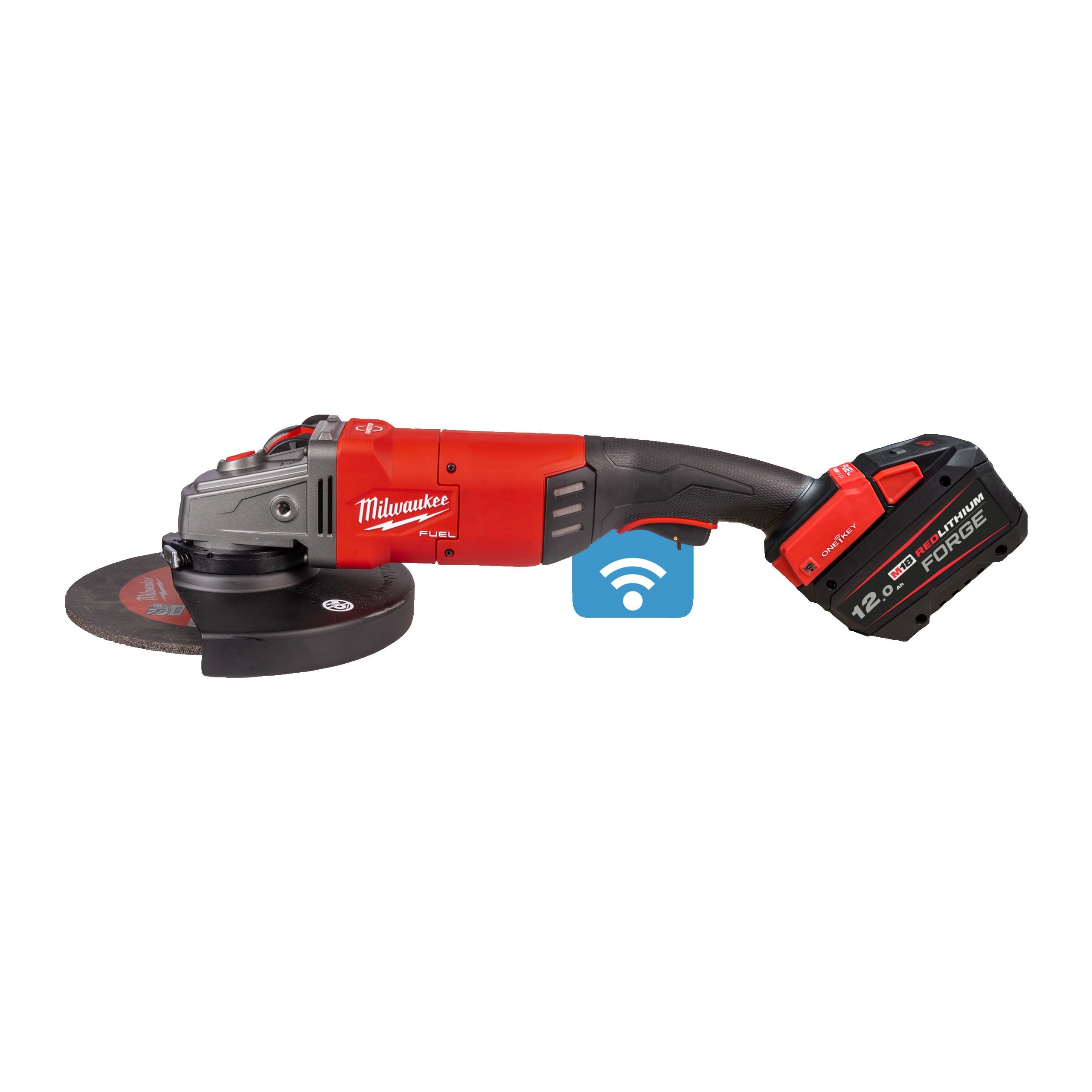 Amoladora angular M18 FUEL™ ONE-KEY™ de 230mm con freno e interruptor de paleta