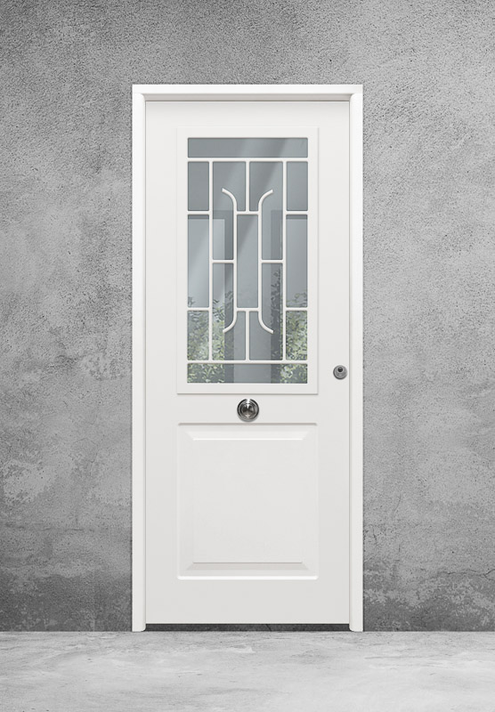 Puerta SAGA-100 Cristal CLASICA CR REJA